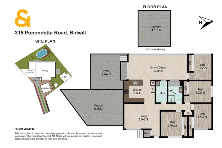 Floorplan of Homely house listing, 315 Popondetta Road, Bidwill NSW 2770