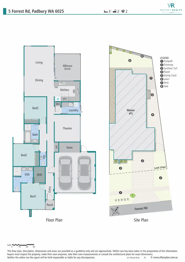 Floorplan of Homely house listing, 5 Forrest Road, Padbury WA 6025