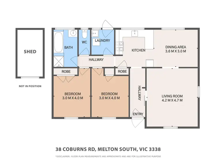 Floorplan of Homely other listing, 38 Coburns Road, Melton South VIC 3338