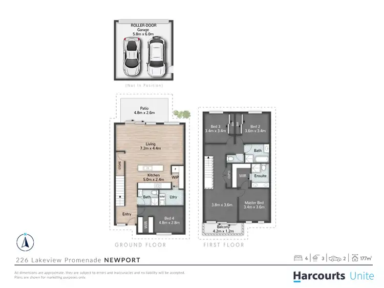 Floorplan of Homely house listing, 226 Lakeview Promenade, Newport QLD 4020