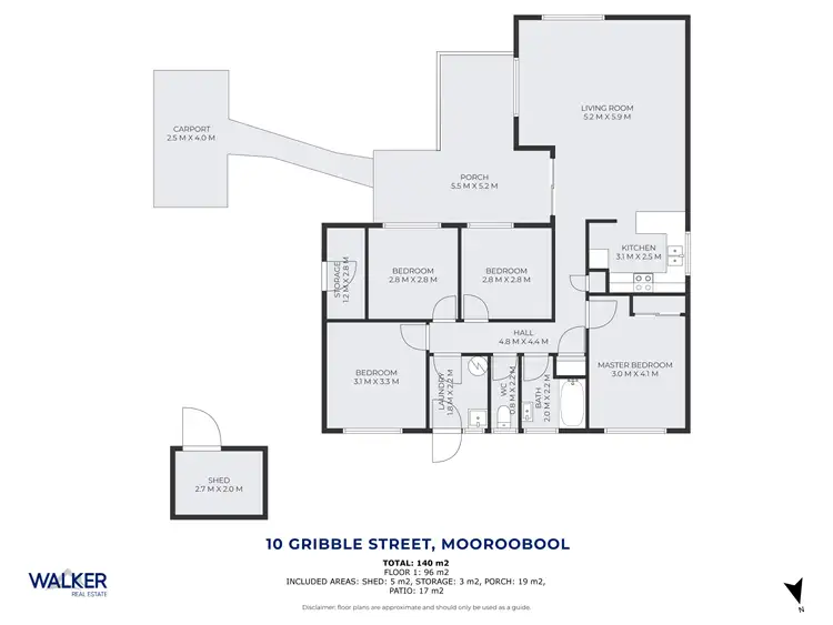 Floorplan of Homely house listing, 10 Gribble Street, Mooroobool QLD 4870