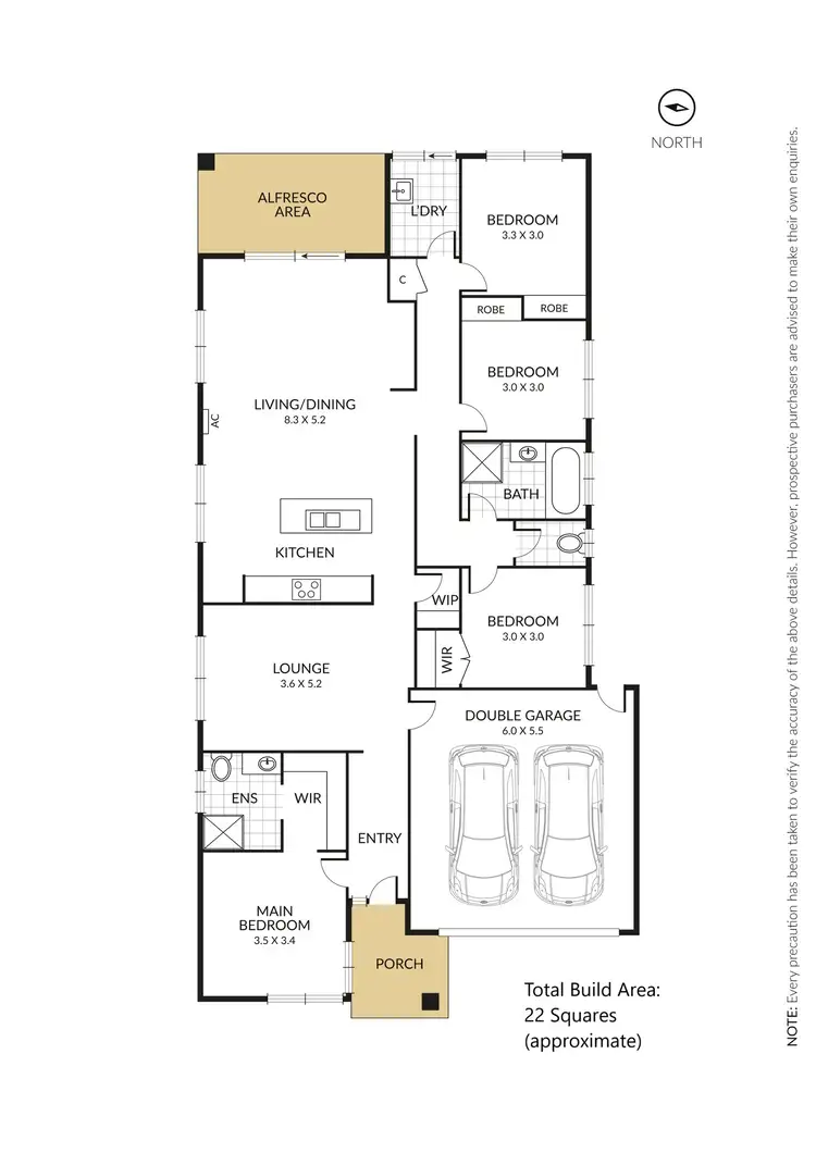 Floorplan of Homely house listing, 12 Nursery Street, Mambourin VIC 3024