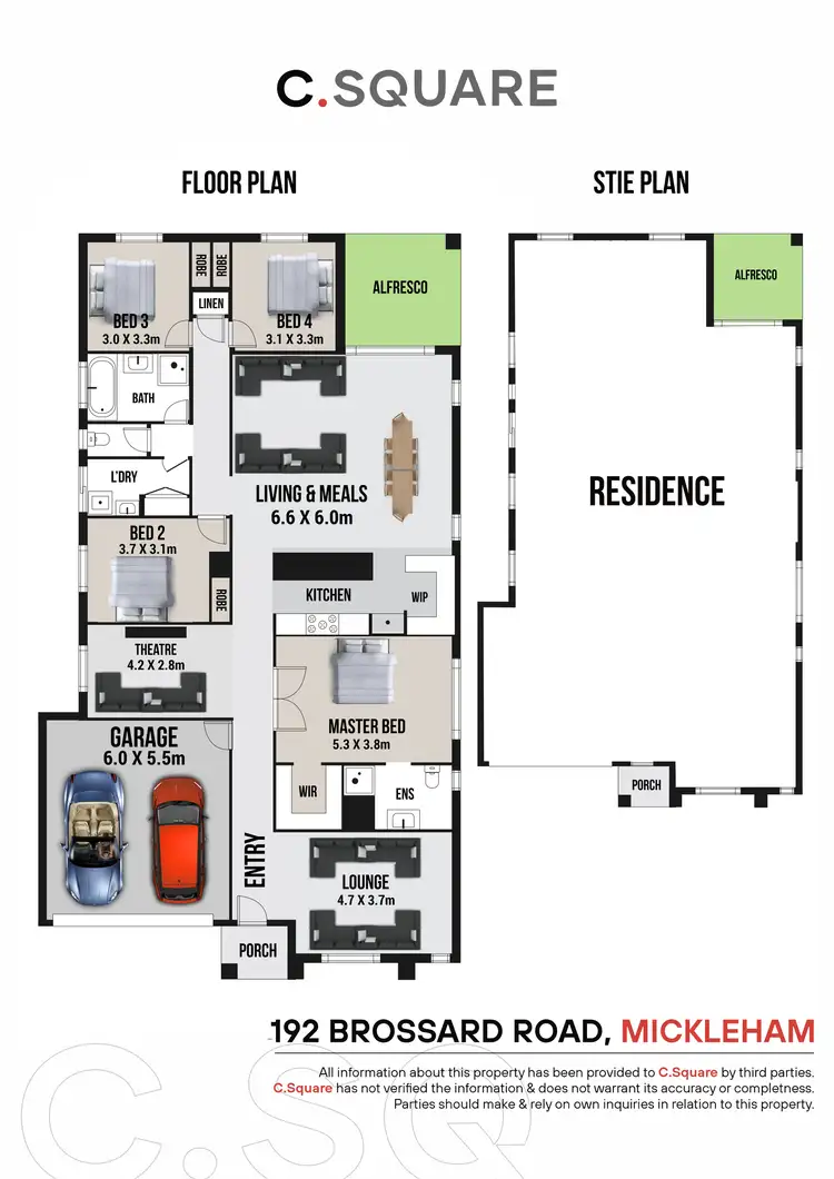 Floorplan of Homely house listing, 192 Brossard Road, Mickleham VIC 3064