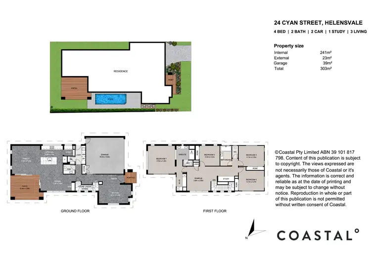 Floorplan of Homely house listing, 24 Cyan Street, Helensvale QLD 4212