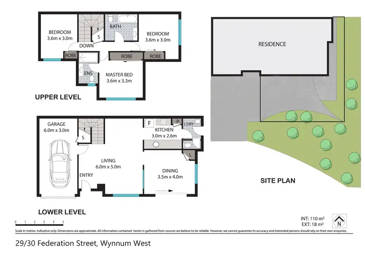 Floorplan of Homely townhouse listing, 29/30 Federation Street, Wynnum West QLD 4178