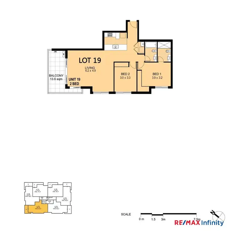 Floorplan of Homely apartment listing, 19/1 Meryll Avenue, Baulkham Hills NSW 2153