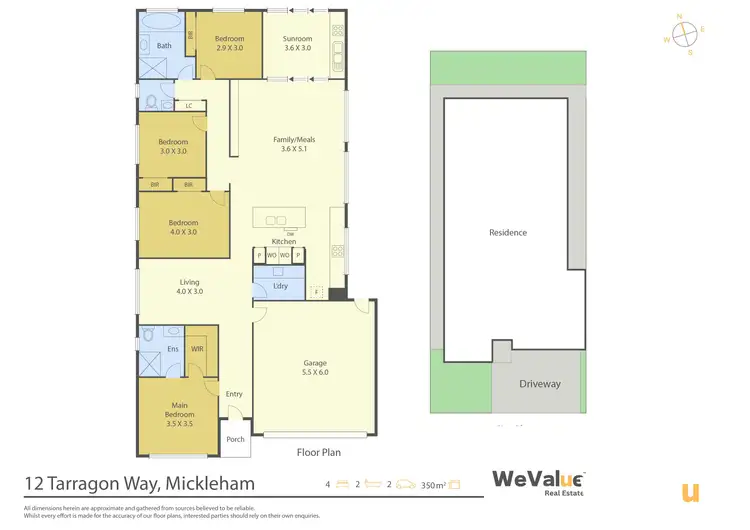 Floorplan of Homely house listing, 12 Tarragon Way, Mickleham VIC 3064