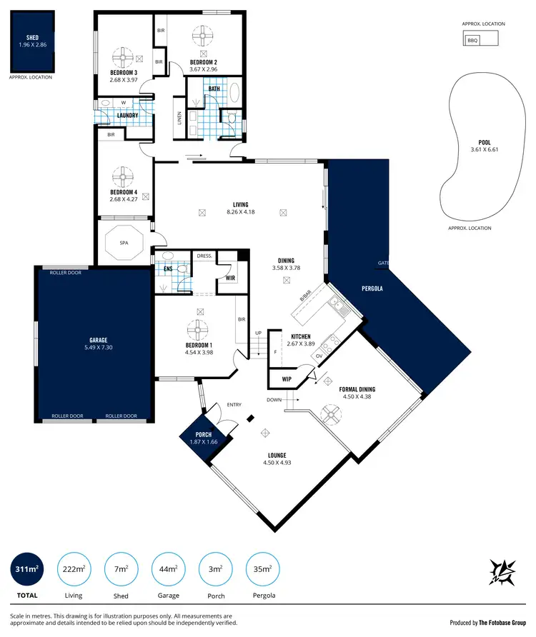 Floorplan of Homely house listing, 3 Abilene Close, Wynn Vale SA 5127