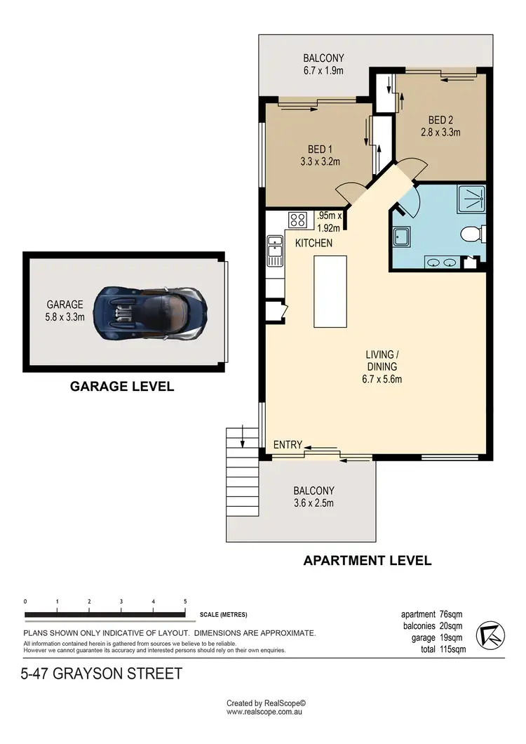 Floorplan of Homely unit listing, 5/47 Grayson Street, Morningside QLD 4170
