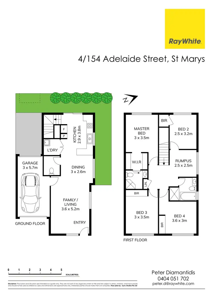 Floorplan of Homely townhouse listing, 4/154 Adelaide Street, St Marys NSW 2760