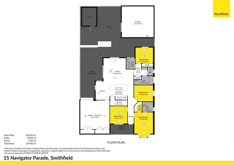 Floorplan of Homely house listing, 15 Navigator Parade, Smithfield SA 5114