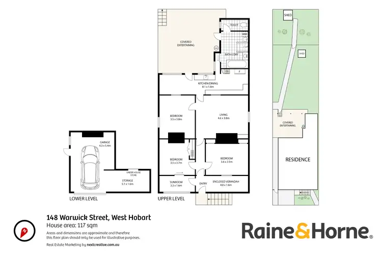 Floorplan of Homely house listing, 148 Warwick Street, West Hobart TAS 7000