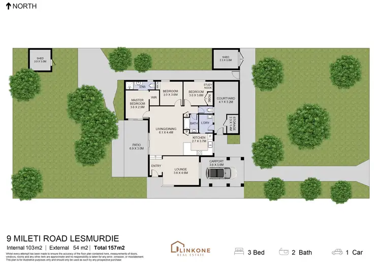 Floorplan of Homely house listing, 9 Mileti Road, Lesmurdie WA 6076
