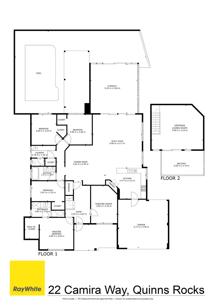 Floorplan of Homely house listing, 22 Camira Way, Quinns Rocks WA 6030