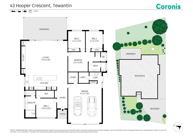 Floorplan of Homely house listing, 43 Hooper Crescent, Tewantin QLD 4565