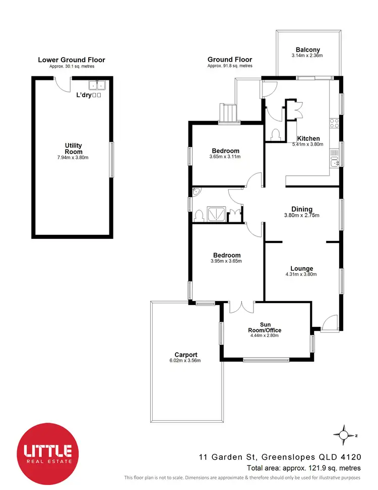 Floorplan of Homely house listing, 11 Garden Street, Greenslopes QLD 4120