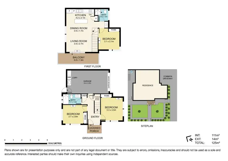 Floorplan of Homely townhouse listing, 1/28 Bulla Road, Strathmore VIC 3041