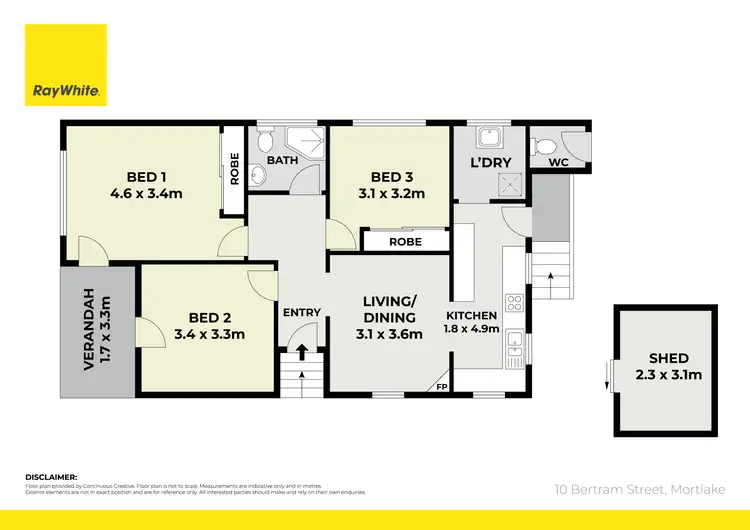 Floorplan of Homely house listing, 10 Bertram Street, Mortlake NSW 2137