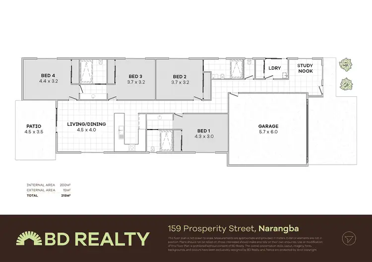 Floorplan of Homely house listing, 159 Prosperity Street, Narangba QLD 4504