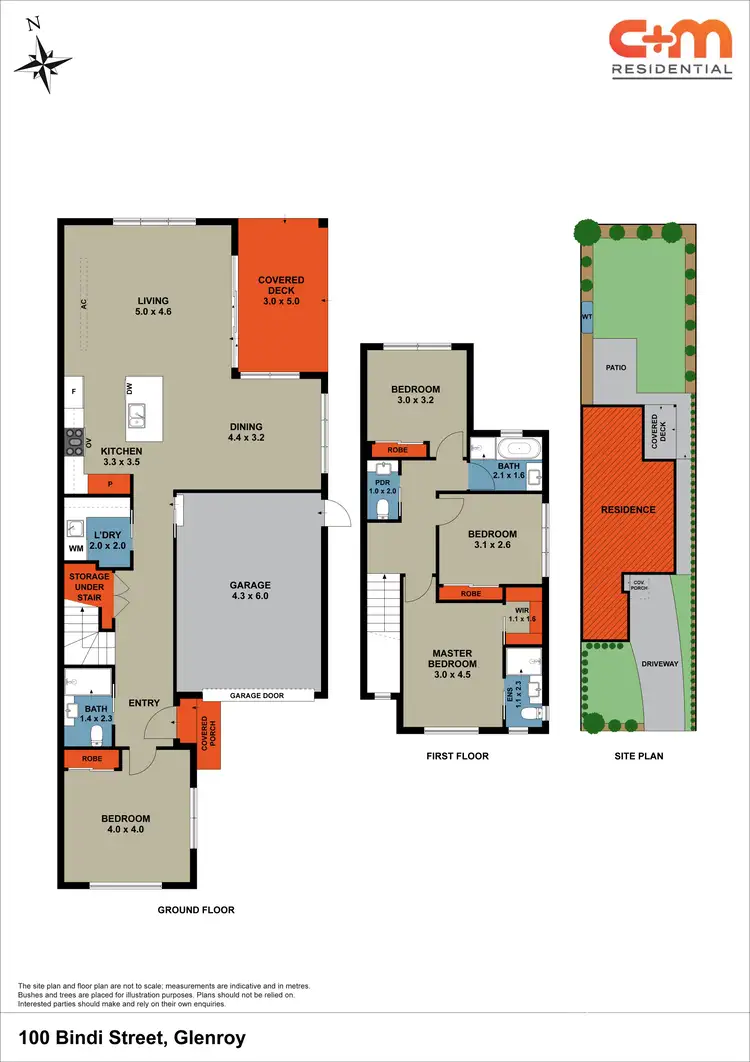 Floorplan of Homely townhouse listing, 100 Bindi Street, Glenroy VIC 3046