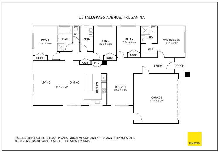 Floorplan of Homely house listing, 11 Tallgrass Avenue, Truganina VIC 3029
