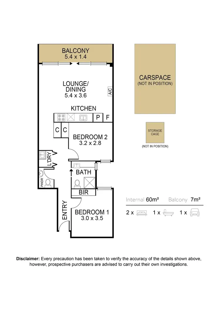 Floorplan of Homely apartment listing, 202/481 South Road, Bentleigh VIC 3204