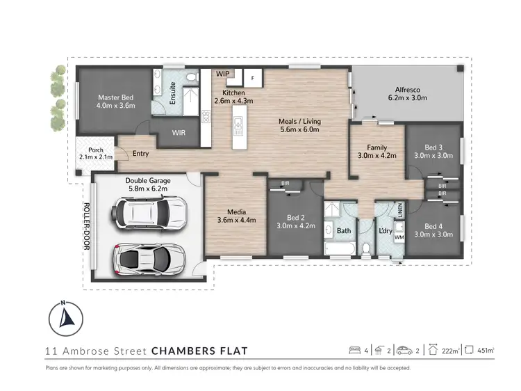 Floorplan of Homely house listing, 11 Ambrose Street, Chambers Flat QLD 4133