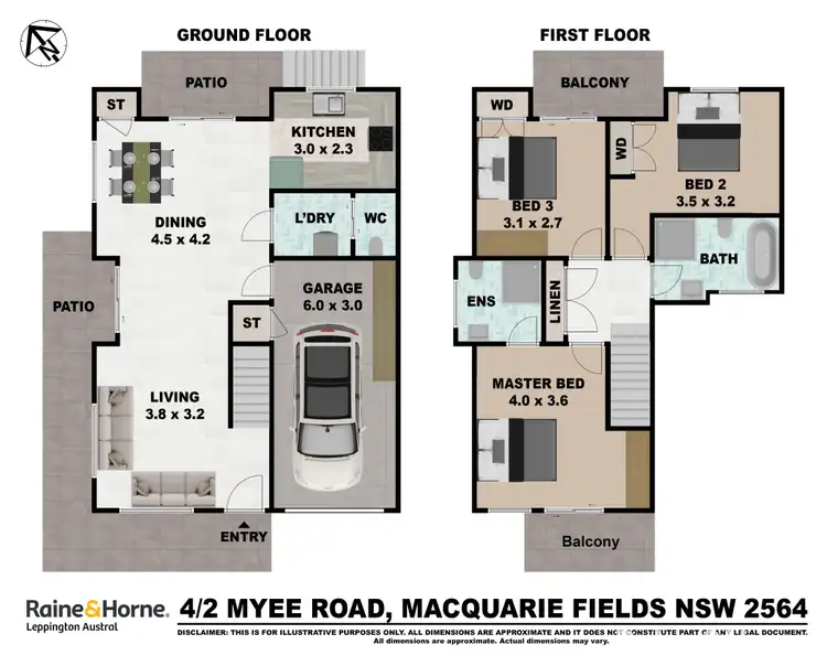 Floorplan of Homely house listing, 4/2-6 Myee Road, Macquarie Fields NSW 2564