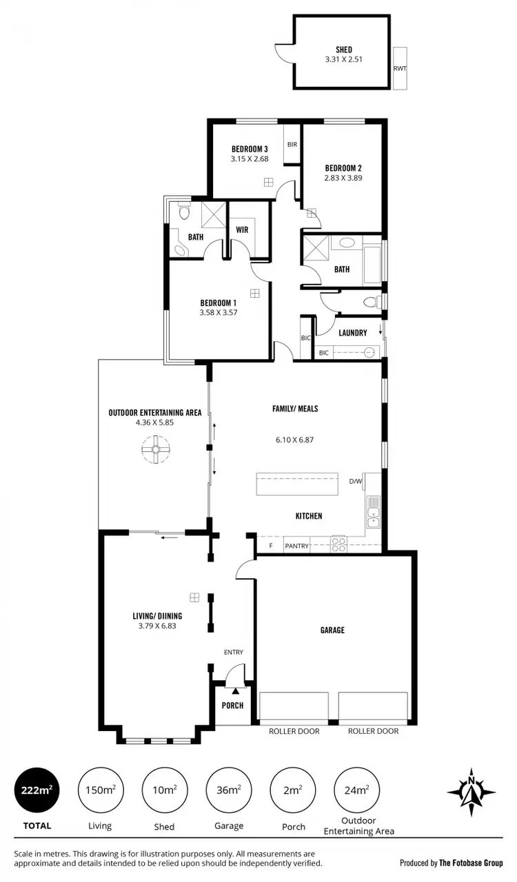 Floorplan of Homely house listing, 19 Turquoise Court, Aldinga Beach SA 5173