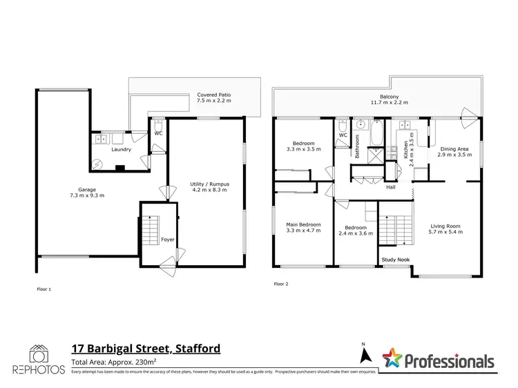 Floorplan of Homely house listing, 17 Barbigal Street, Stafford QLD 4053