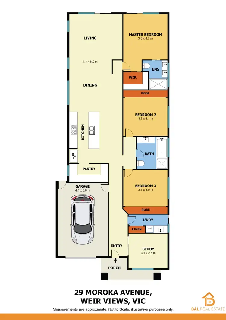 Floorplan of Homely house listing, 29 Moroka Avenue, Weir Views VIC 3338