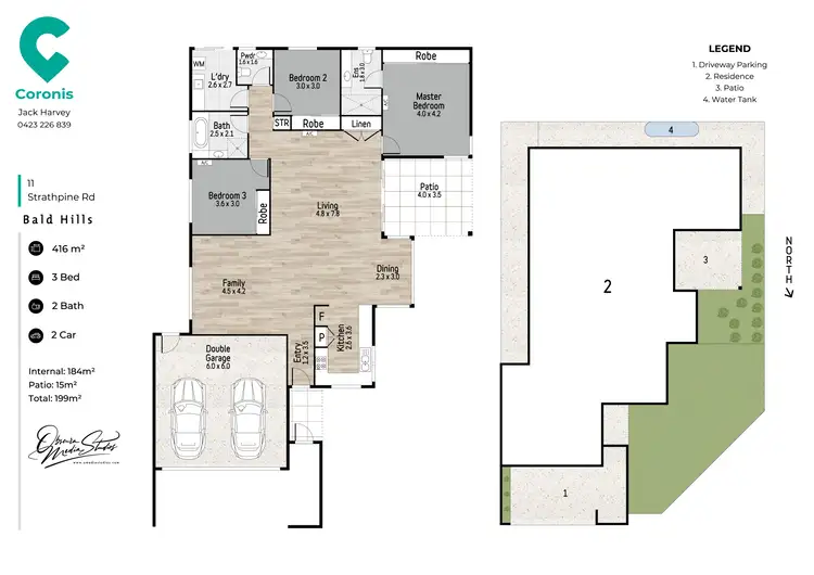 Floorplan of Homely house listing, 1 Hunter Lane, Bald Hills QLD 4036
