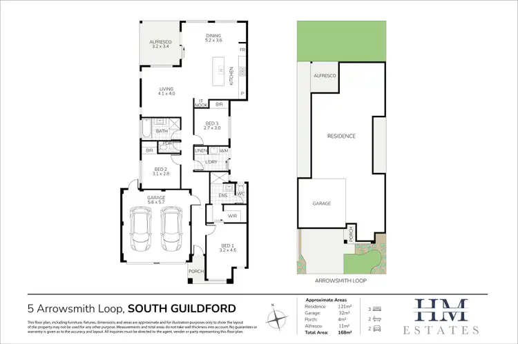 Floorplan of Homely house listing, 5 Arrowsmith Loop, South Guildford WA 6055