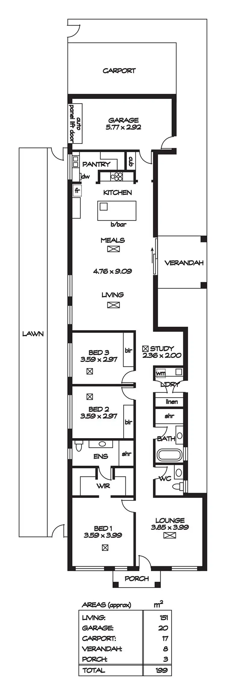 Floorplan of Homely house listing, 27A Condada Drive, Banksia Park SA 5091