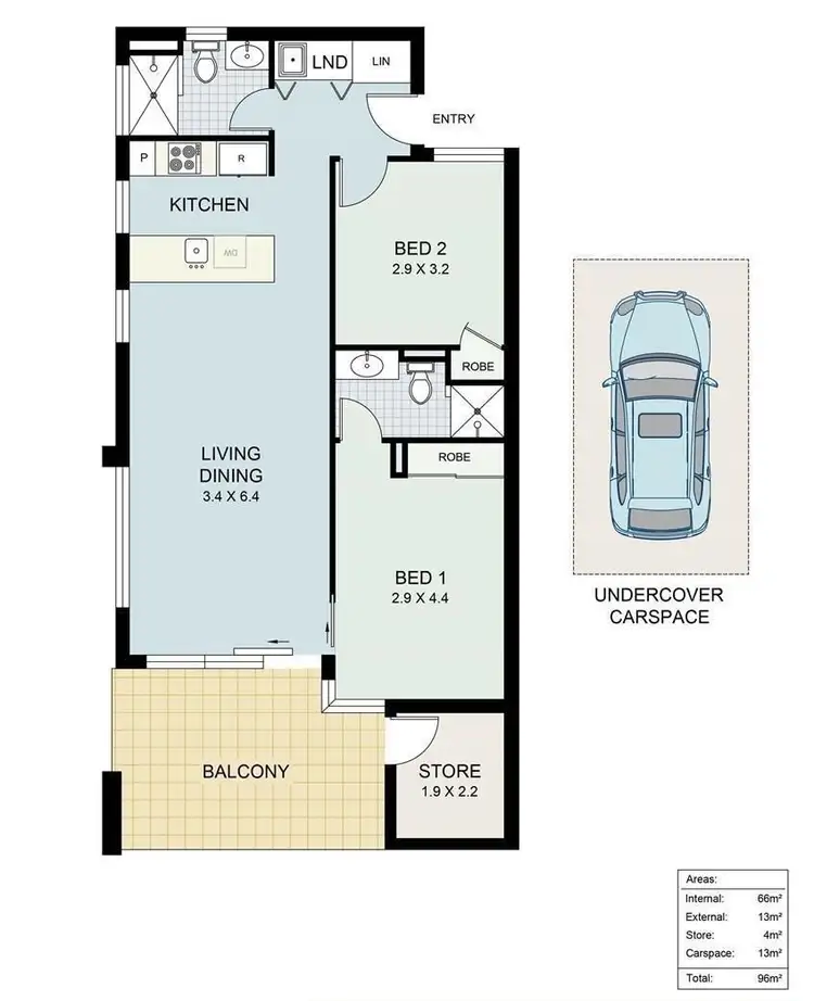 Floorplan of Homely apartment listing, 5/2 De Grey Street, Innaloo WA 6018