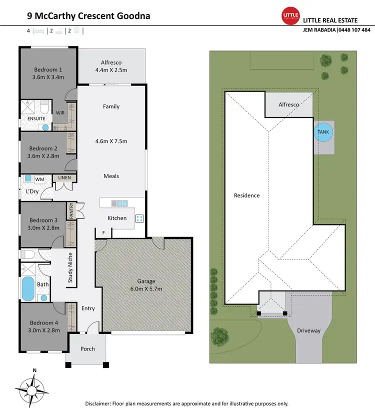 Floorplan of Homely house listing, 9 Mccarthy Crescent, Goodna QLD 4300