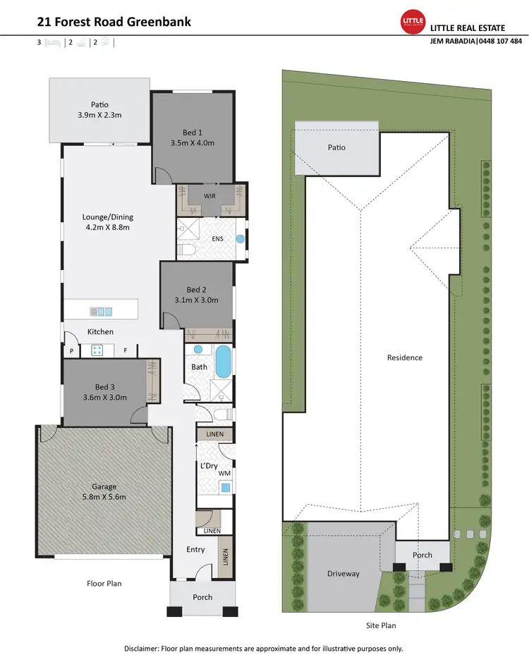 Floorplan of Homely house listing, 21 Forest Road, Greenbank QLD 4124