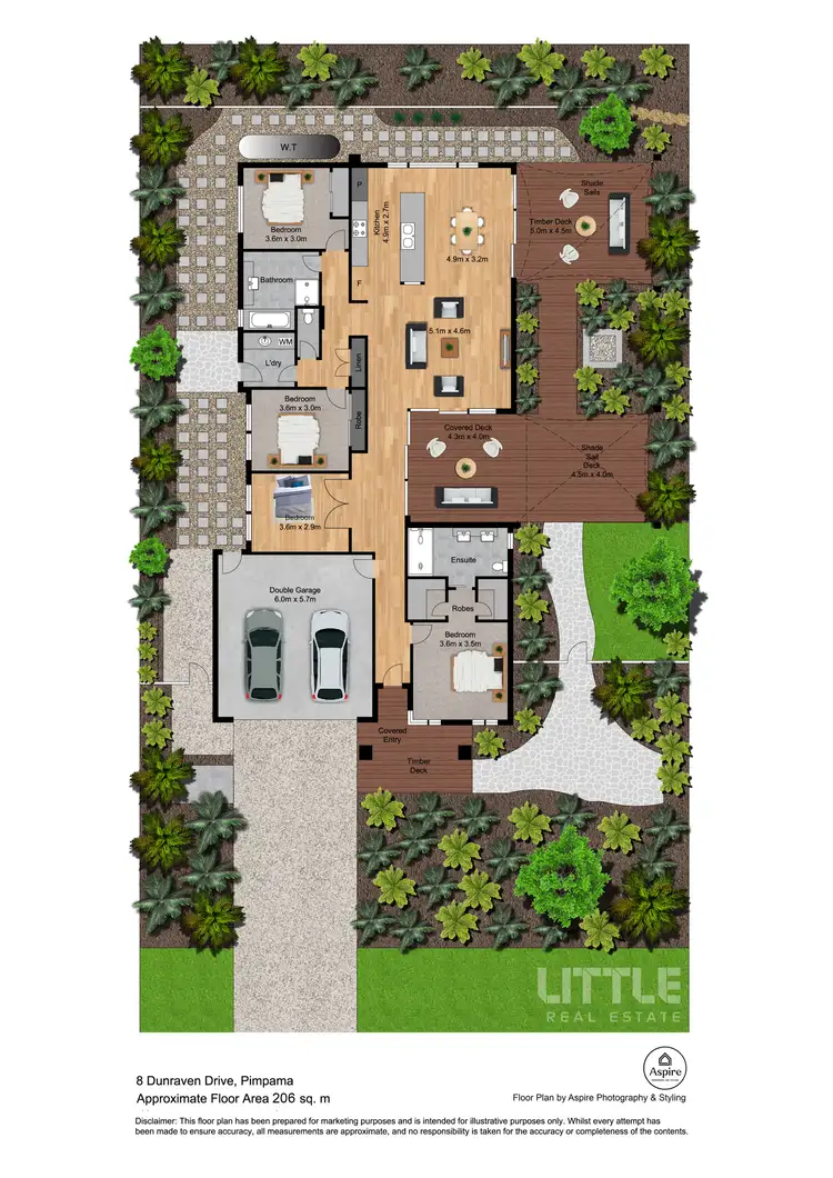 Floorplan of Homely house listing, 8 Dunraven Drive, Pimpama QLD 4209