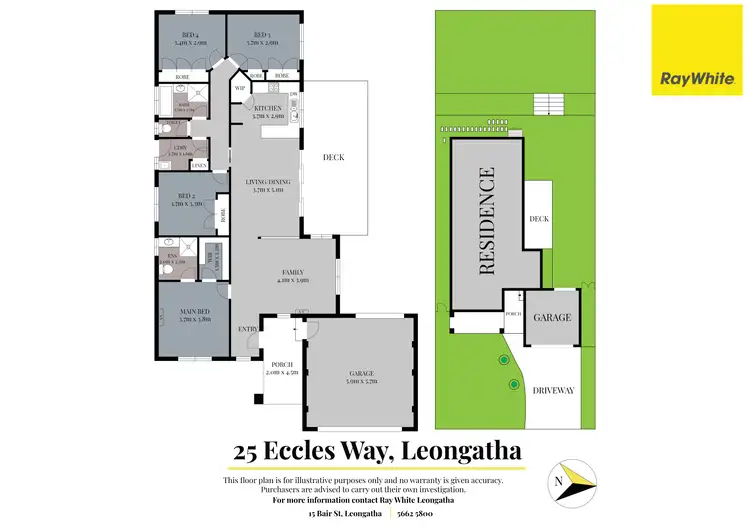 Floorplan of Homely house listing, 25 Eccles Way, Leongatha VIC 3953