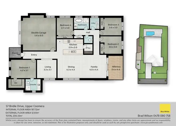 Floorplan of Homely house listing, 57 Bridie Drive, Upper Coomera QLD 4209