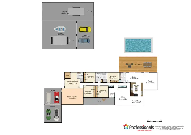 Floorplan of Homely house listing, 33-35 Lynanda Court, Caboolture QLD 4510