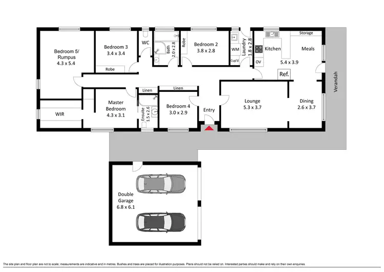 Floorplan of Homely house listing, 70 Namatjira Drive, Stirling ACT 2611