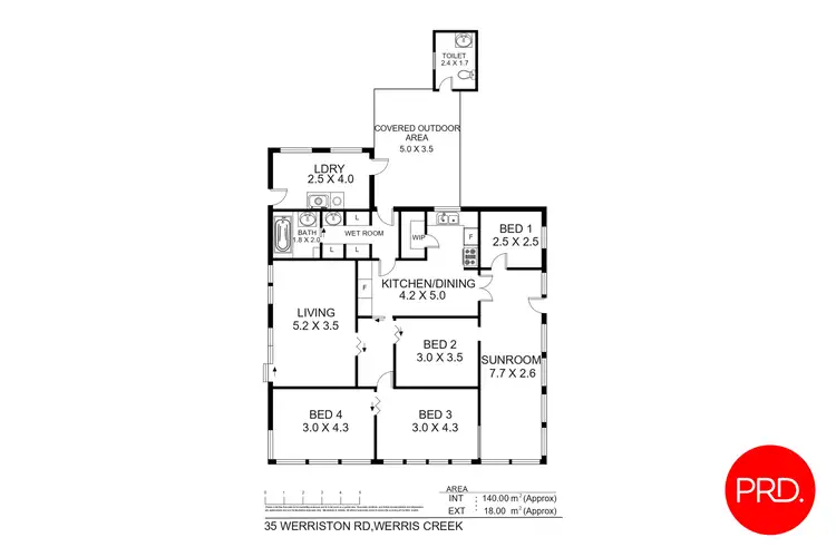 Floorplan of Homely house listing, 35 Werriston Road, Werris Creek NSW 2341