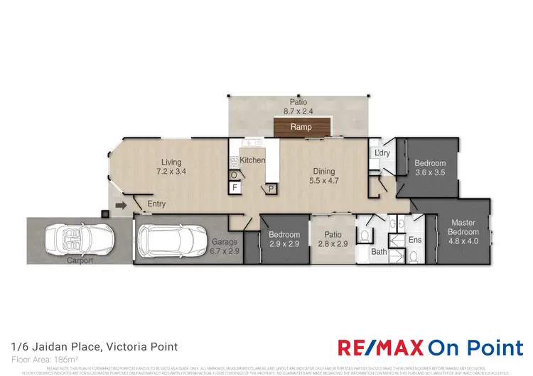 Floorplan of Homely house listing, 1/6 Jaidan Place, Victoria Point QLD 4165