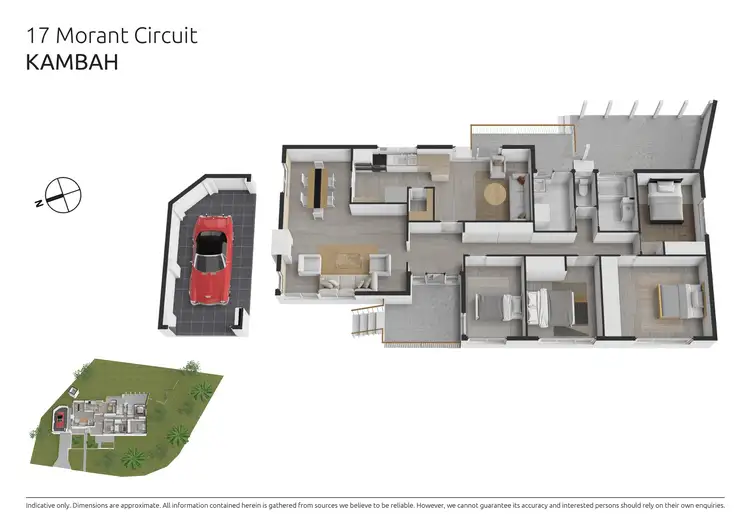 Floorplan of Homely house listing, 17 Morant Circuit, Kambah ACT 2902
