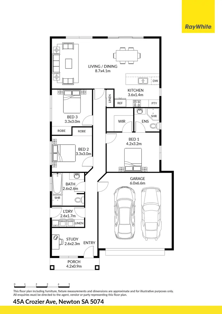 Floorplan of Homely house listing, 45A Crozier Avenue, Newton SA 5074