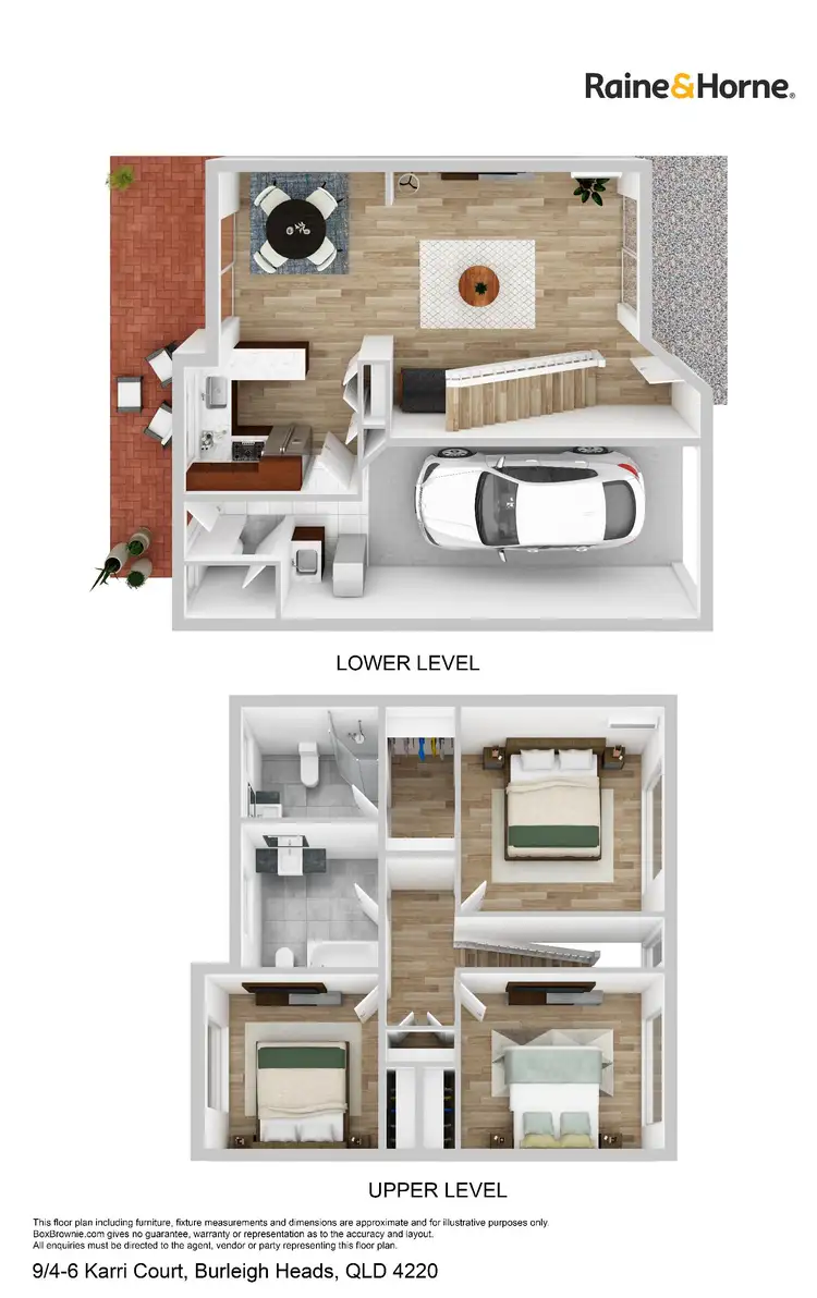 Floorplan of Homely townhouse listing, 9/4-6 Karri Court, Burleigh Heads QLD 4220