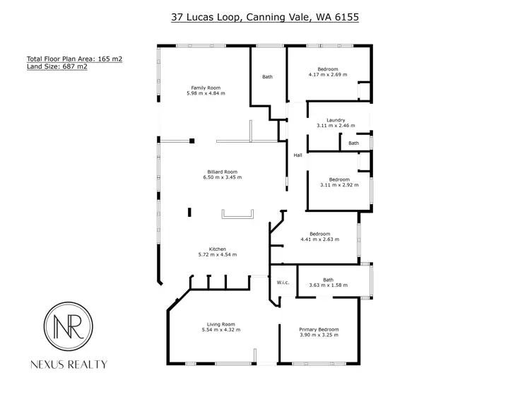 Floorplan of Homely house listing, 37 Lucas Loop, Canning Vale WA 6155