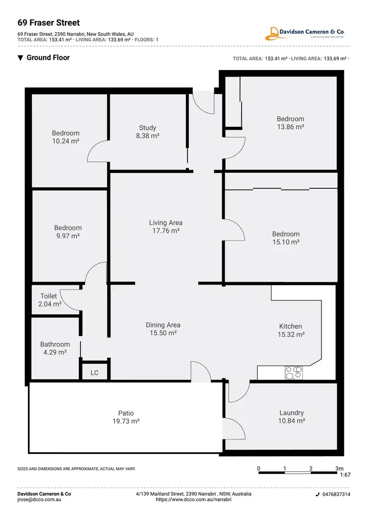Floorplan of Homely house listing, 69 Fraser Street, Narrabri NSW 2390