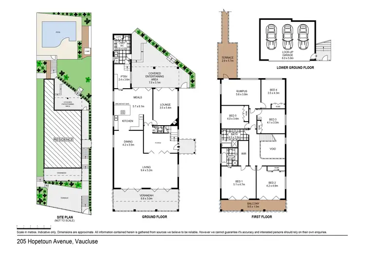 Floorplan of Homely house listing, 205 Hopetoun Avenue, Vaucluse NSW 2030